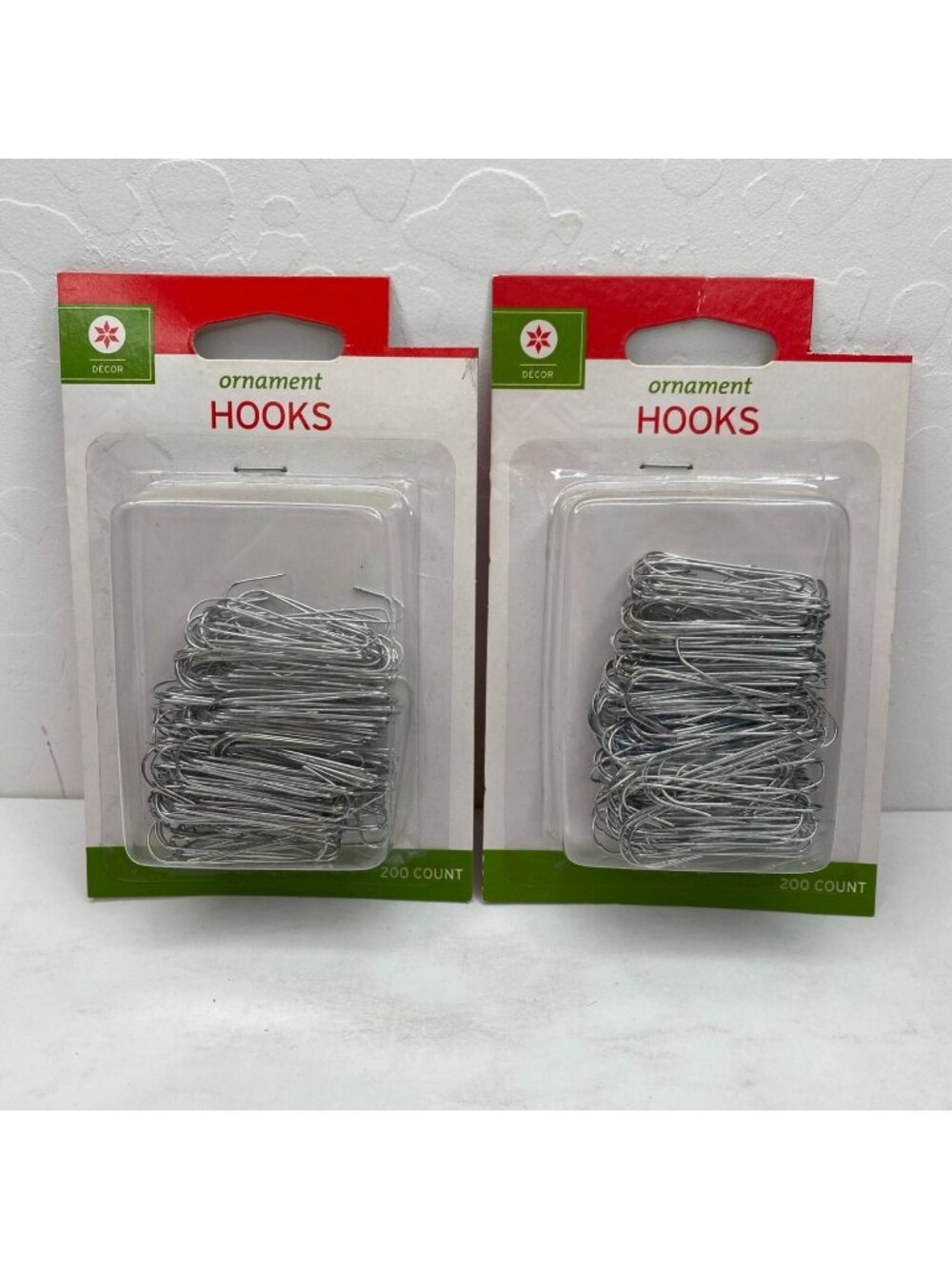 Christmas Ornament Hooks 1.5" Silver 400 Tree Wedding Garden Hangers Craft Decor